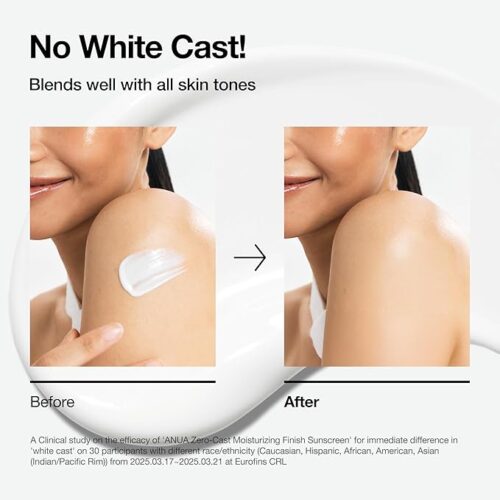 Zero-Cast Moisturizing Finish Sunscreen
