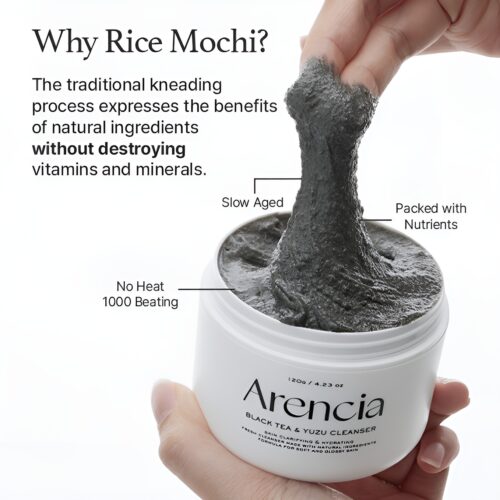 Black Tea & Yuzu Rice Mochi Cleanser