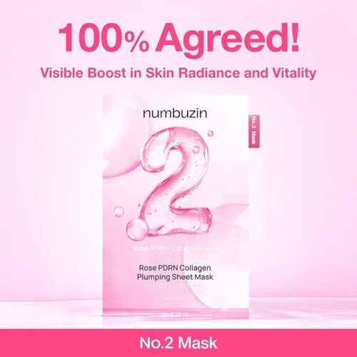 No.2 Rose PDRN Collagen Plumping Sheet Mask