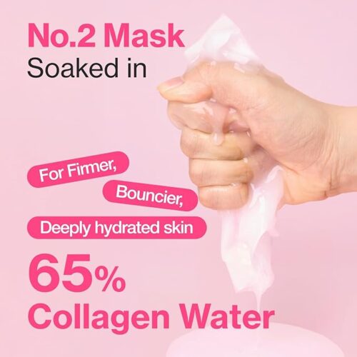 No.2 Rose PDRN Collagen Plumping Sheet Mask